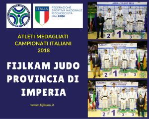 2018_FIJLKAM JUDO PROVINCIA DI IMPERIA_ATLETI MEDAGLIATI_1