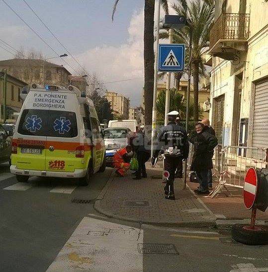 soccorsi 118 ponente emergenza municipale bordighera incidente