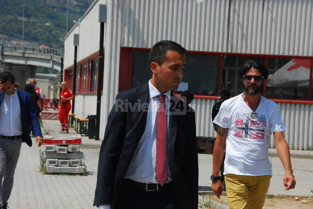 visita del vice presidente della Camera Luigi Di Maio a Ventimiglia