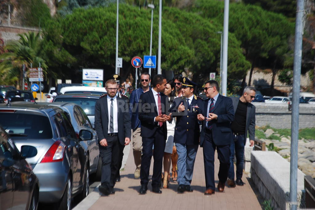 visita del vice presidente della Camera Luigi Di Maio a Ventimiglia