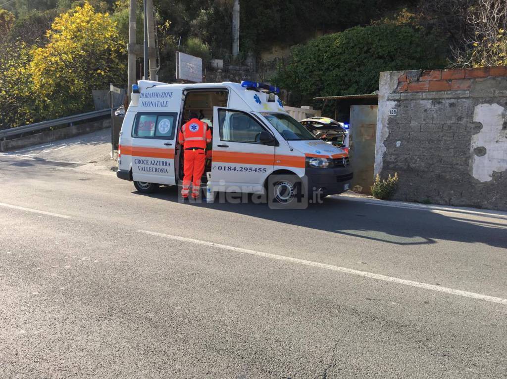 riviera24 - Persona caduta in campagna in località Gandin