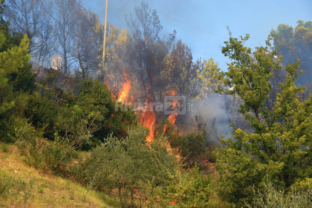 Incendio Madonna della Neve