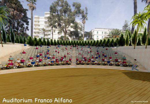 rendering lavori parco alfano