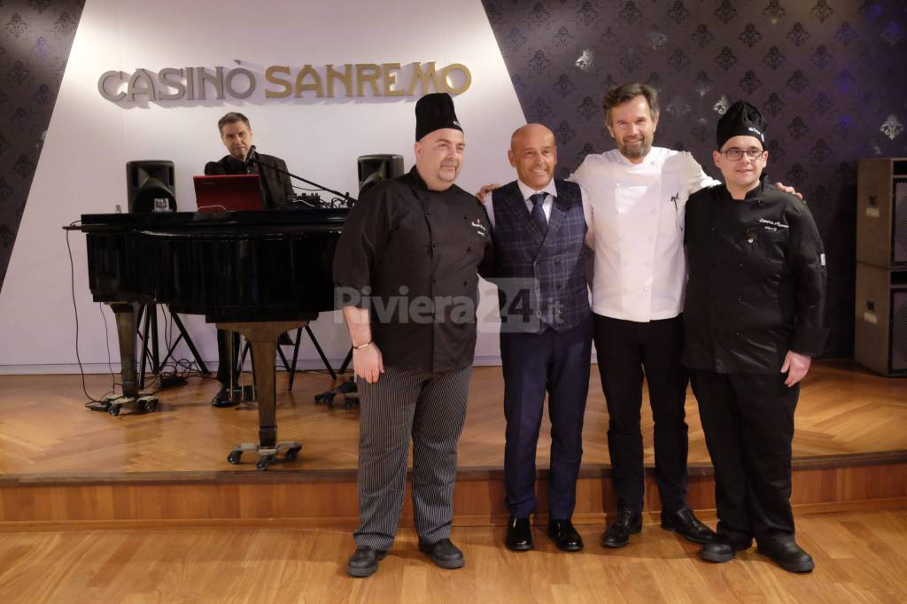 riviera24-Lo chef Carlo Cracco super star al Casinò di Sanremo