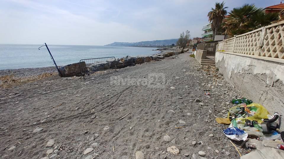 Riva Ligure lavori waterfront principessa Grace passeggiata mare