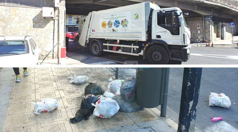 camion amaie energia rumenta spazzatura sanremo