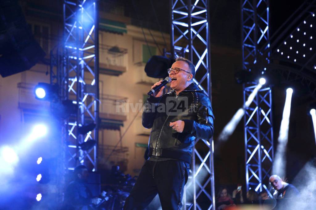 Sanremo, Gigi D'Alessio Show in piazza Colombo