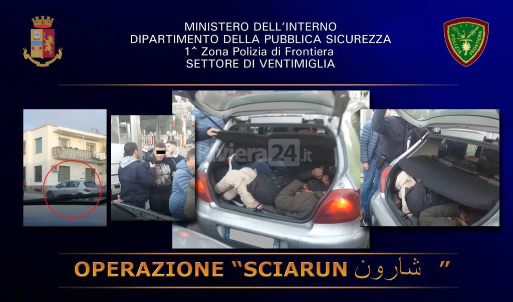 Ventimiglia operazione sciarun