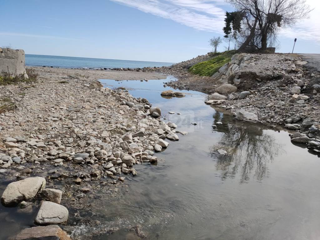 Bordighera sopralluogo foce rio Sasso