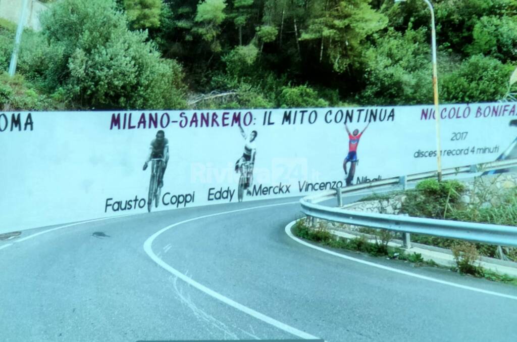 Murales lungo le strade della Sanremo