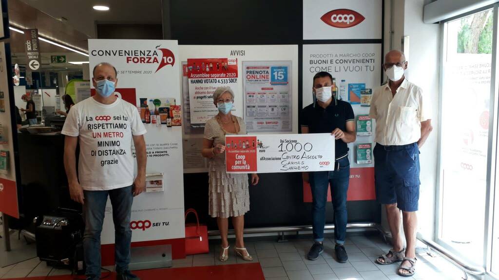 riviera24 - Donazione Coop Liguria 