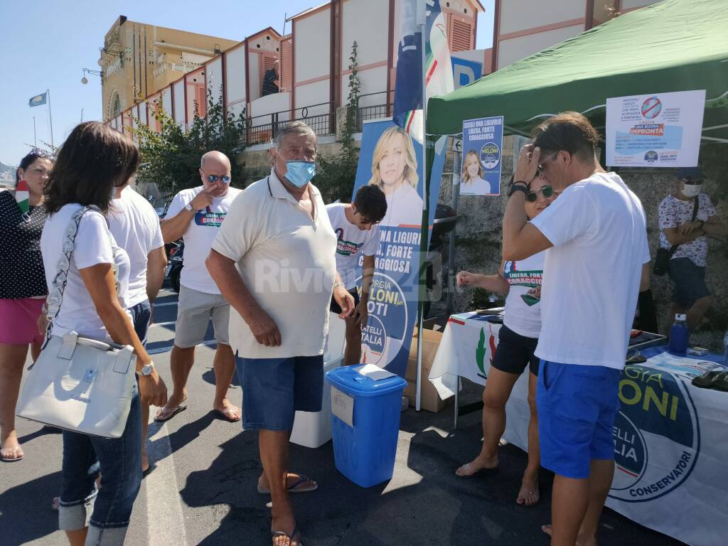 Imperia, presentazione candidati Fratelli d'Italia