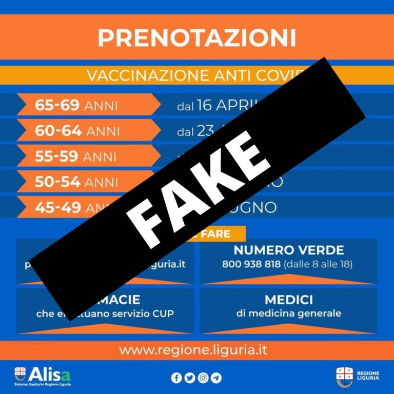 riviera24 - campagna vaccinale fake