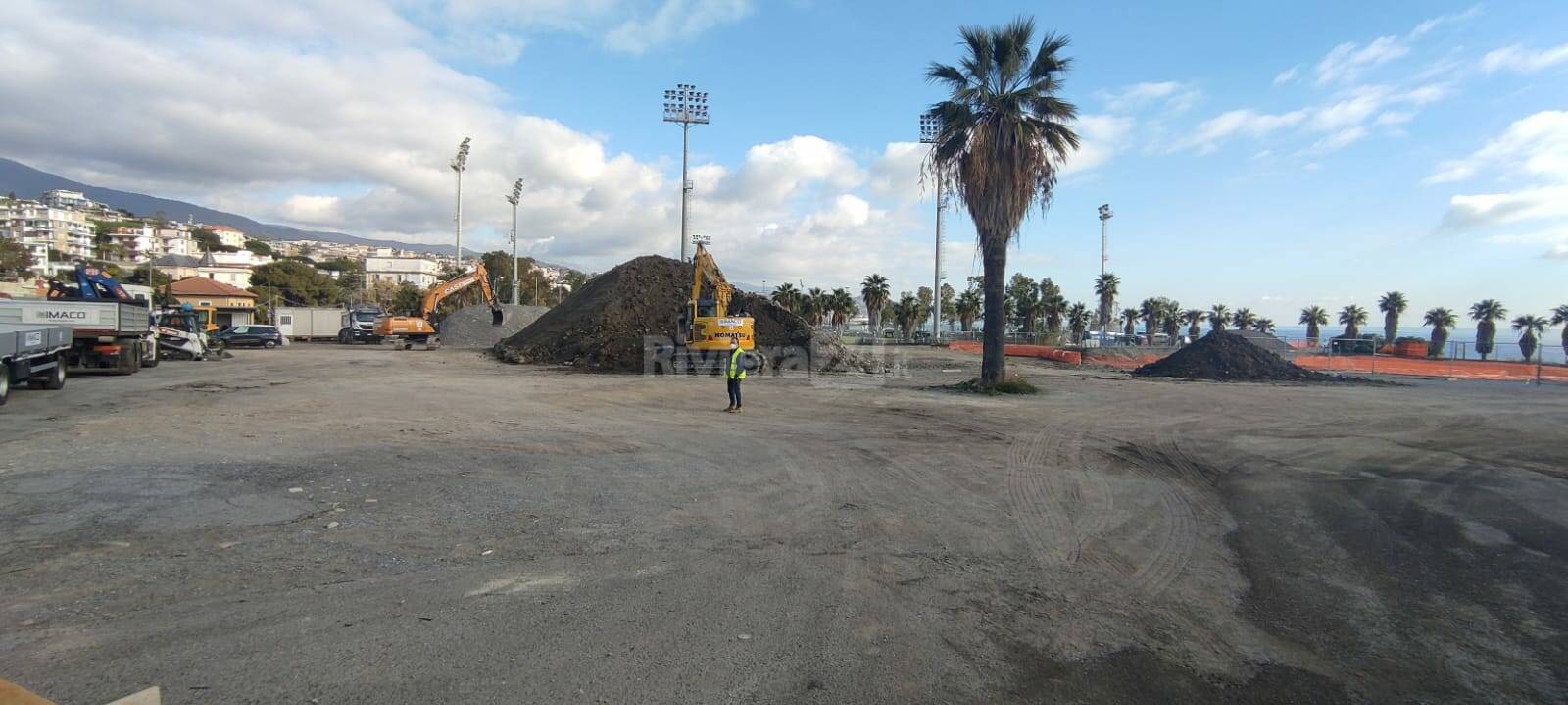 palasport cantiere green part sindaco biancheri