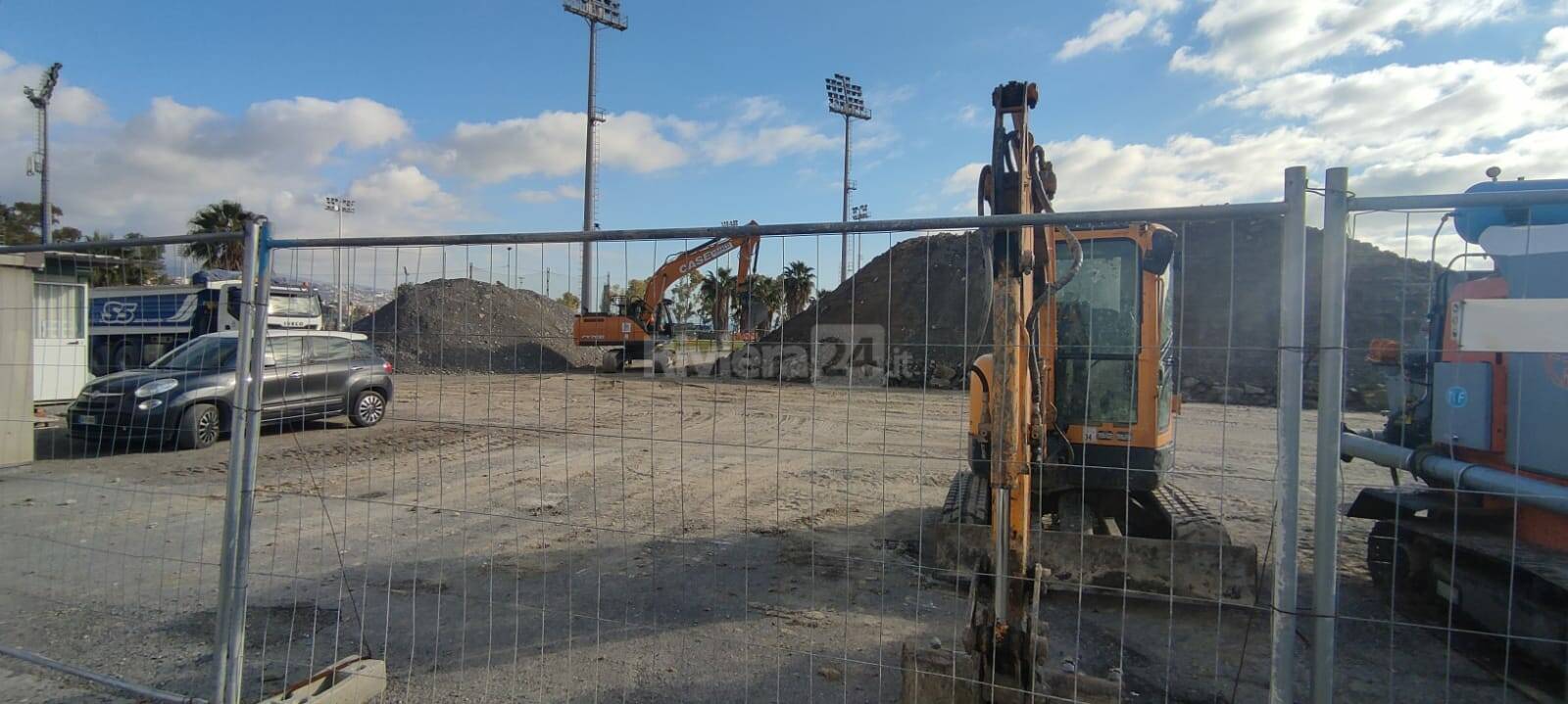 palasport cantiere green part sindaco biancheri