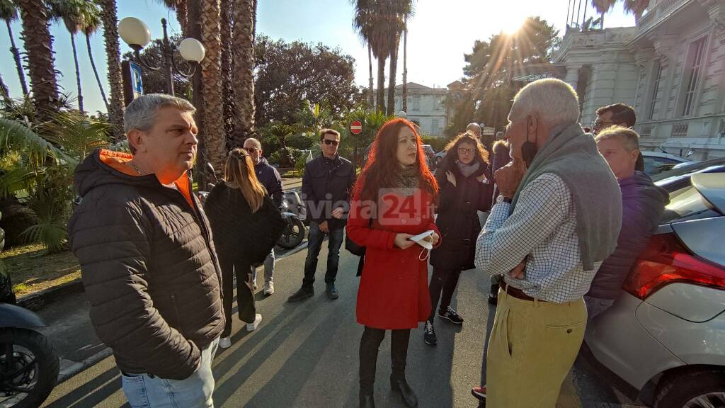 Protesta dipendenti casinò sanremo