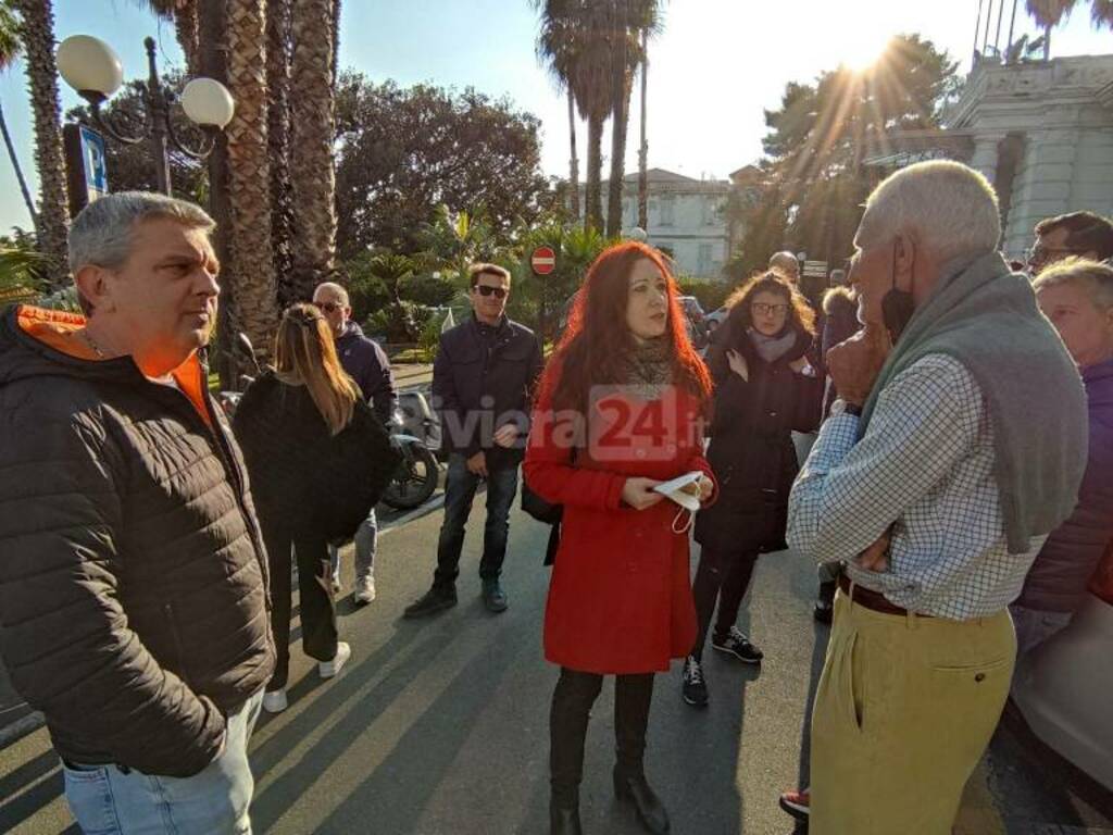 Protesta dipendenti casinò sanremo