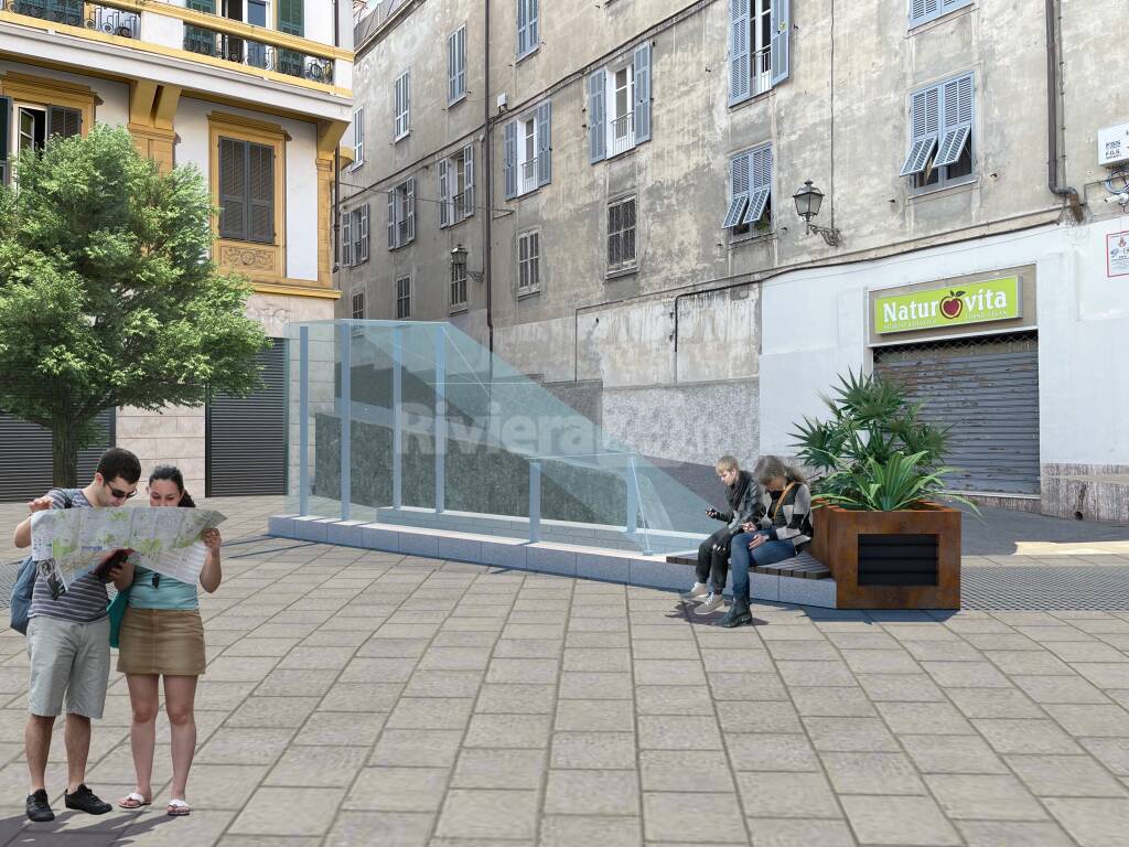 rendering park piazza eroi parcheggio ufficiali