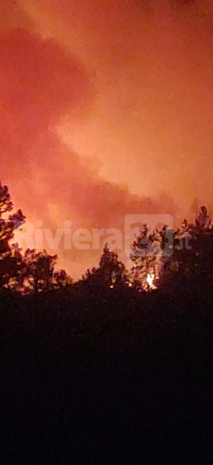 monte pozzo incendio