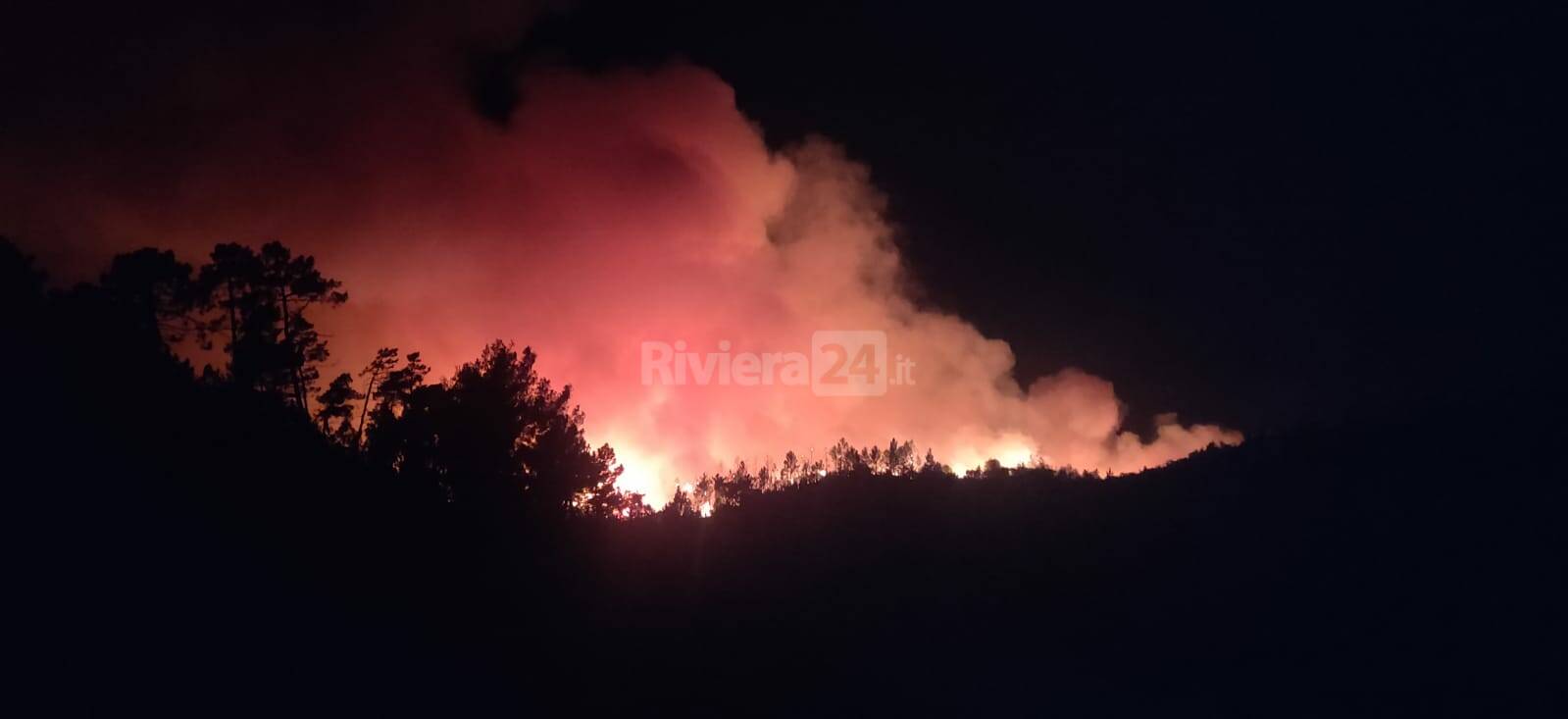 monte pozzo incendio