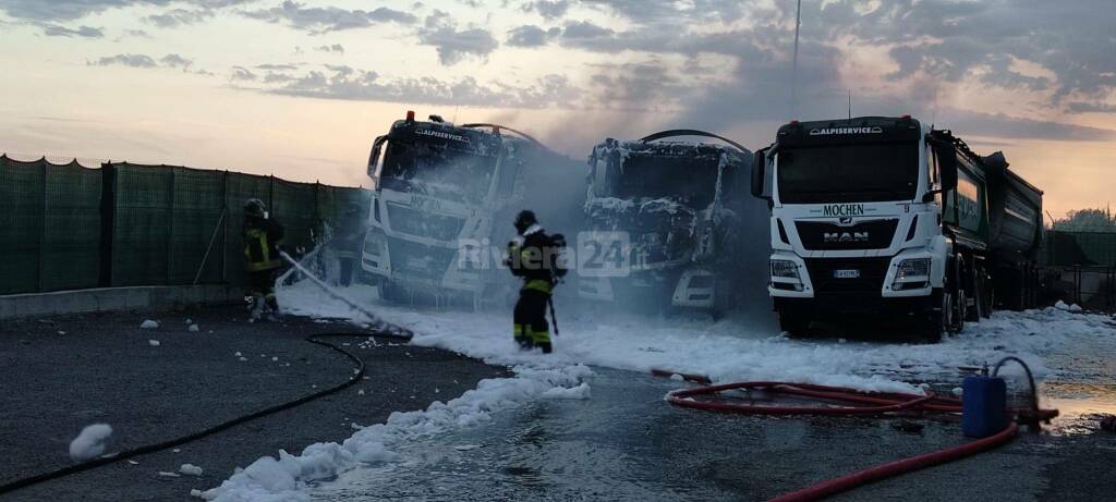 camion fiamme bussana