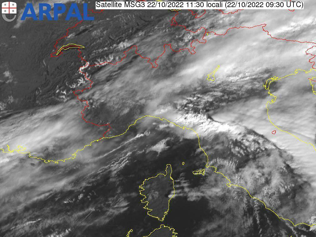 arpal previsioni allerta gialla 