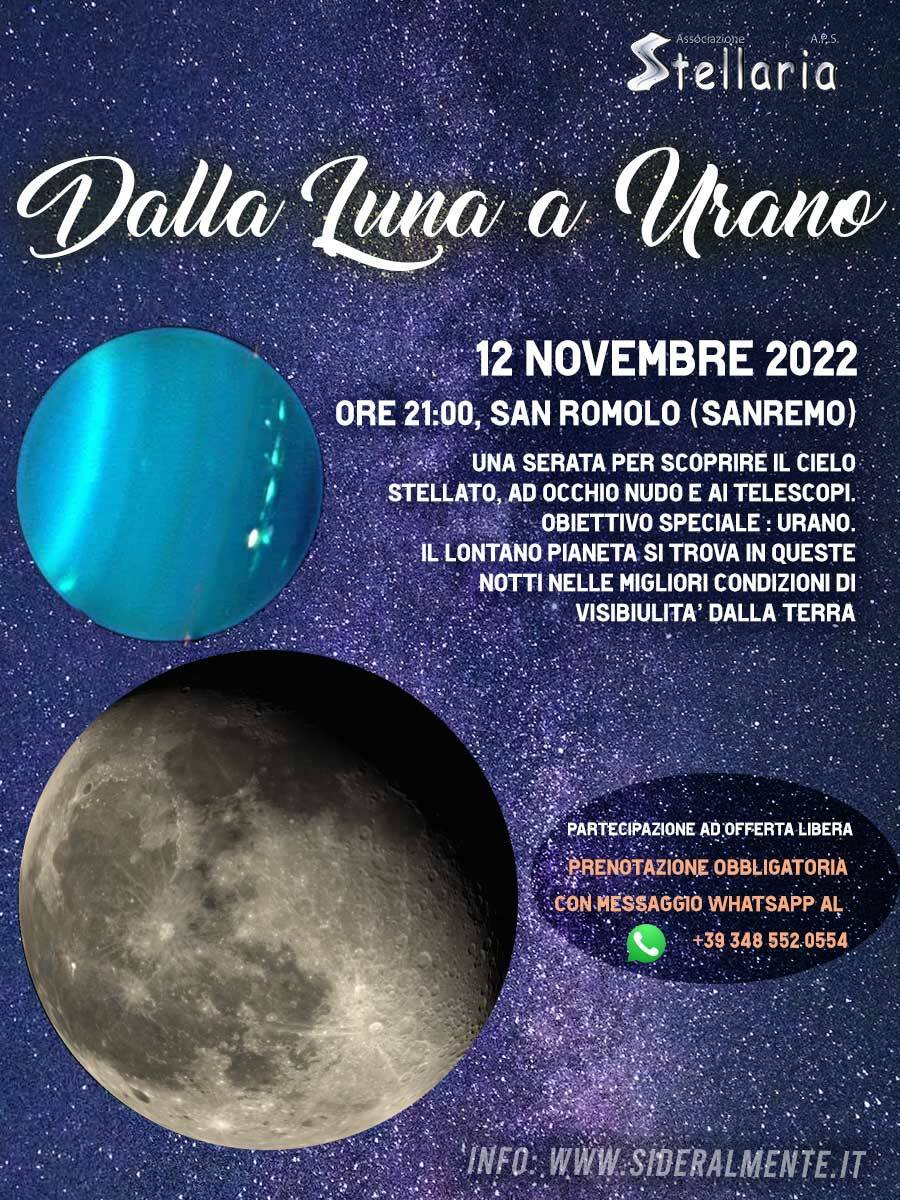 Dalla Luna a Urano: osservazioni celesti.