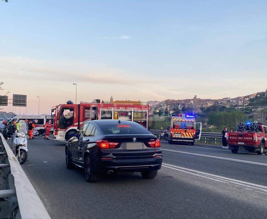 incidente cavalcavia Roverino