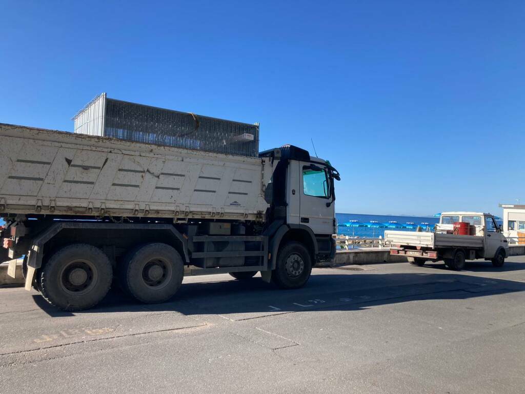 inizio lavori lungomare argentina