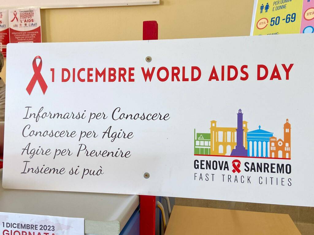 riviera24 - Giornata Mondiale Contro l'Aids, le iniziative di Asl1