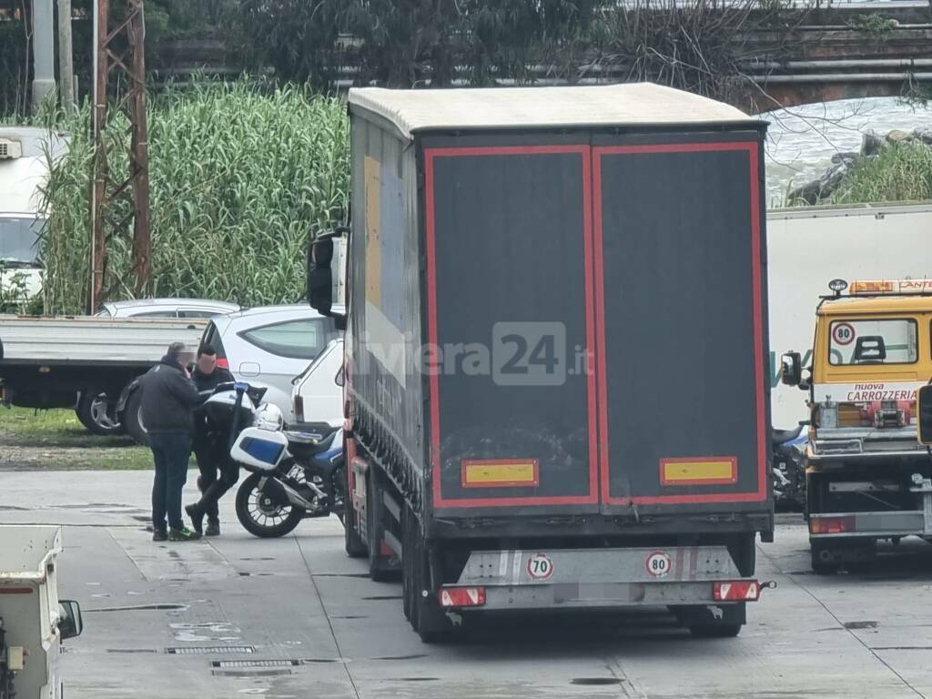 camion incidente mortale Bussana