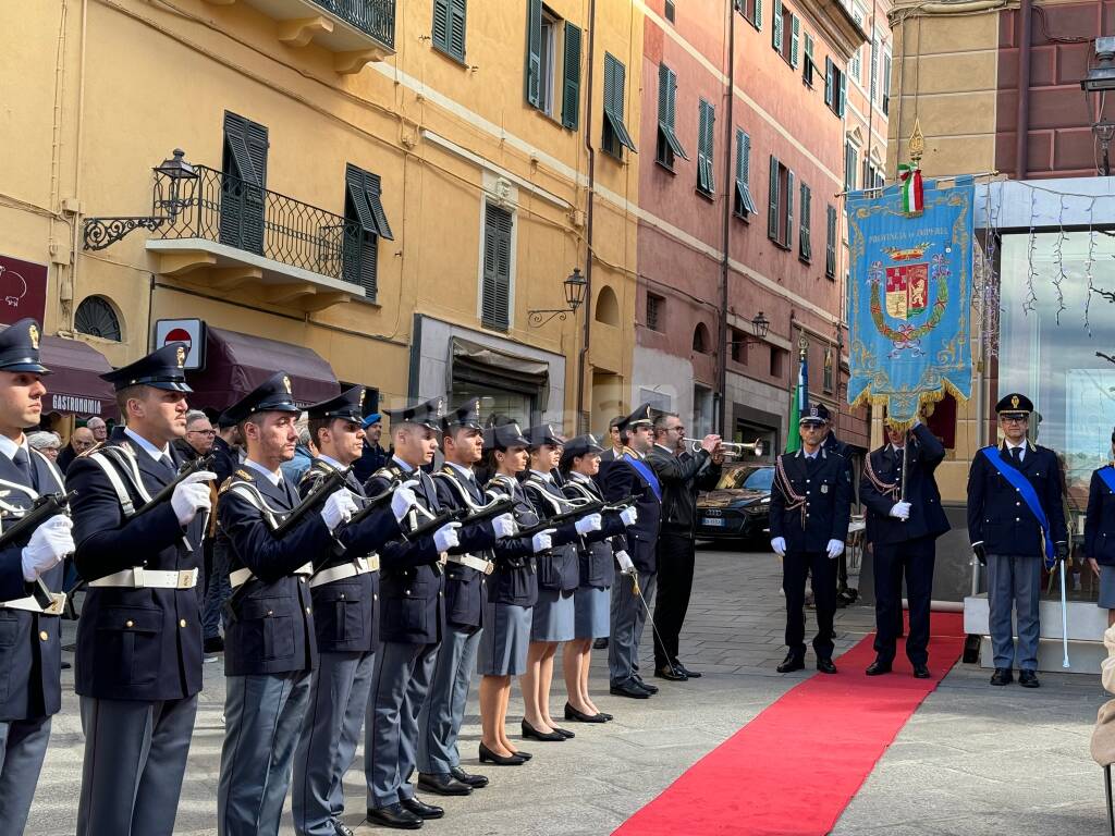 Celebrazioni anniversario fondazione Polizia Imperia 