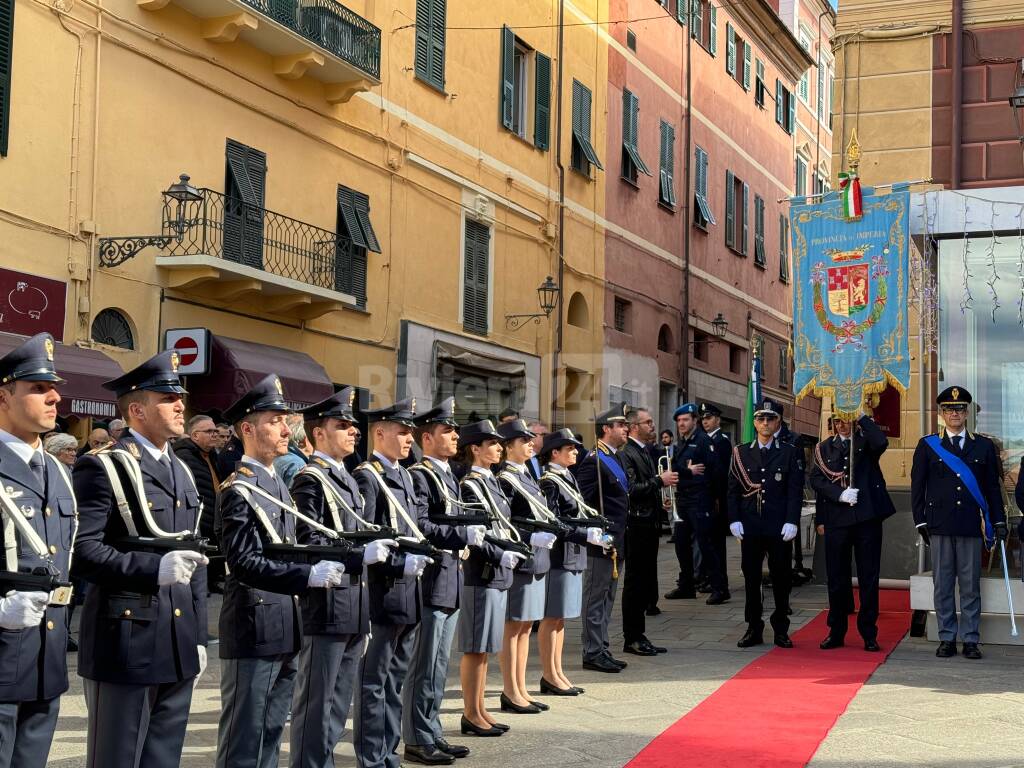 Celebrazioni anniversario fondazione Polizia Imperia 