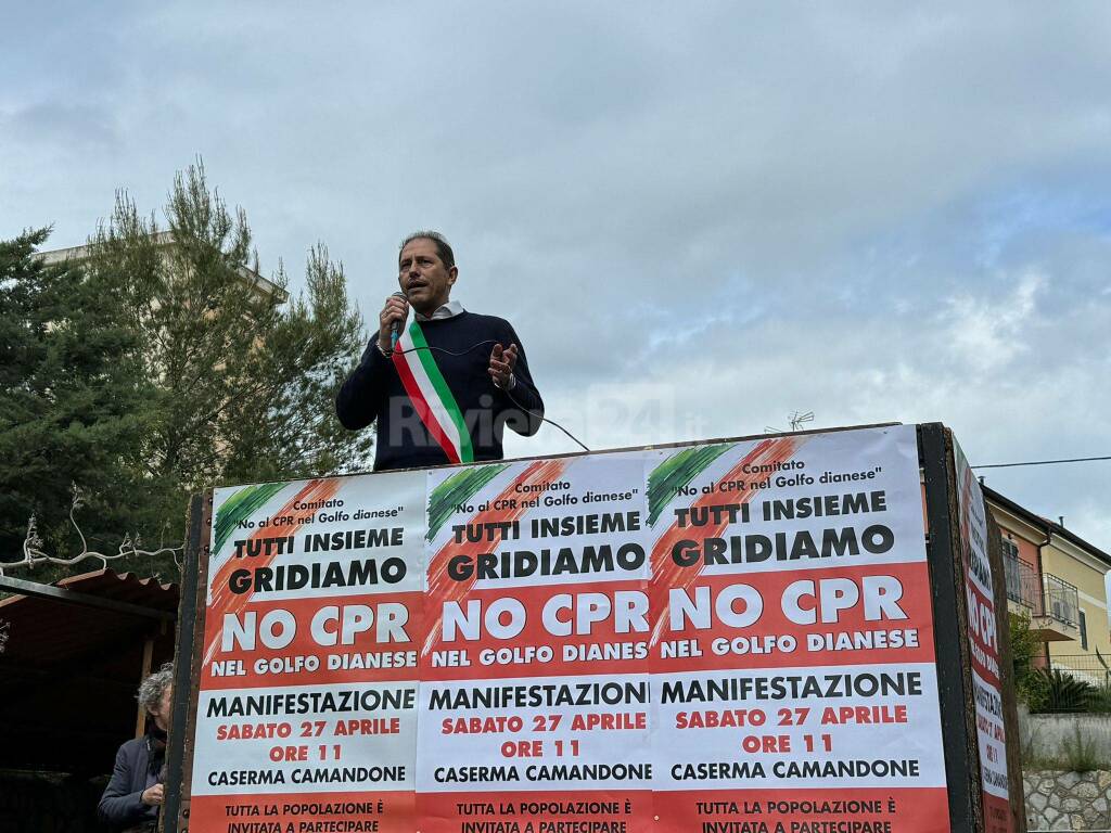 Cpr protesta a Diano Castello 