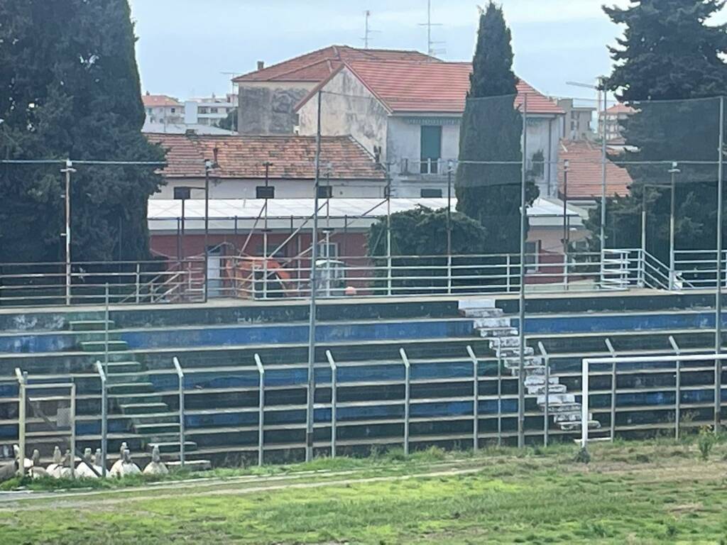 lavori in ritardo stadio ciccione foto ivan bracco