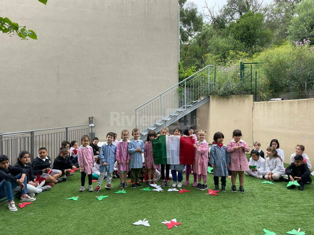 Lions bandiere Santo Stefano Riva Ligure scuole