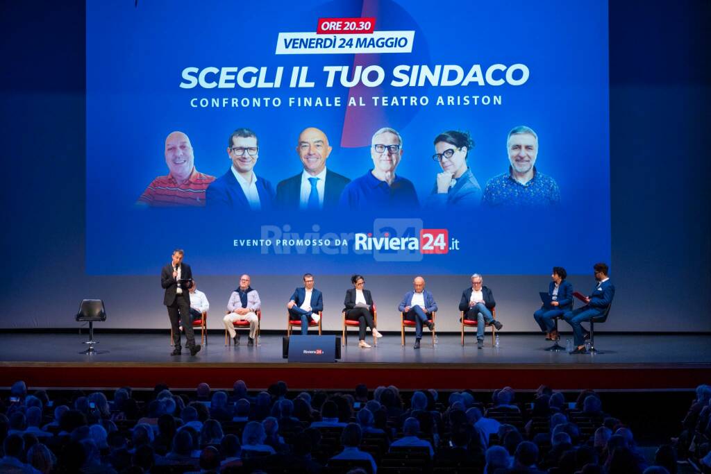 “Scegli il tuo sindaco”, il confronto finale di Riviera24.it al teatro Ariston