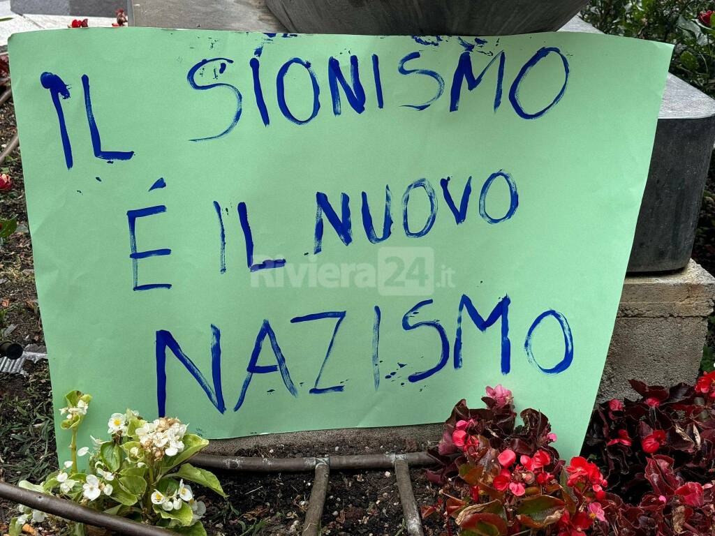 protesta palestina ventimiglia