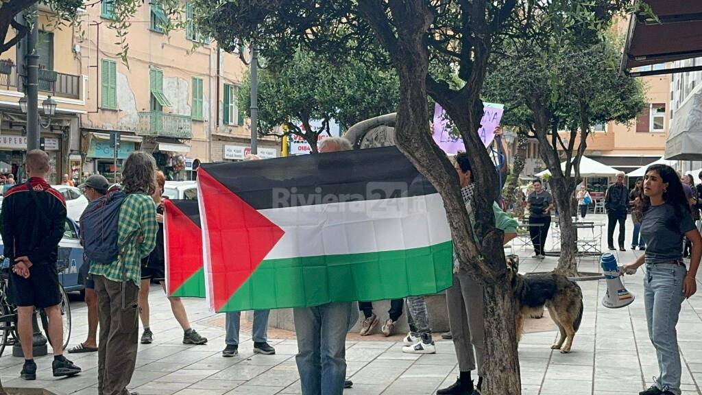 Protesta pro Palestina a Ventimiglia