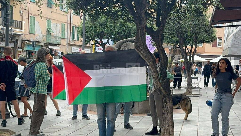 Protesta pro Palestina a Ventimiglia