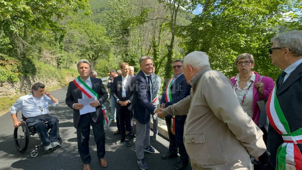 Rezzo, inaugurata la strada comunale che unisce alcune borgate del paese