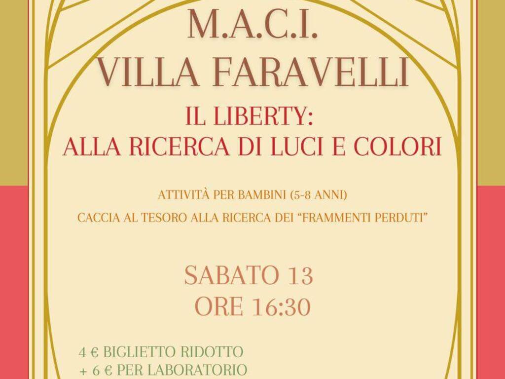 Il festival “Art Nouveau Week” approda ai Musei di Imperia con visite accompagnate e laboratori per tutte le età