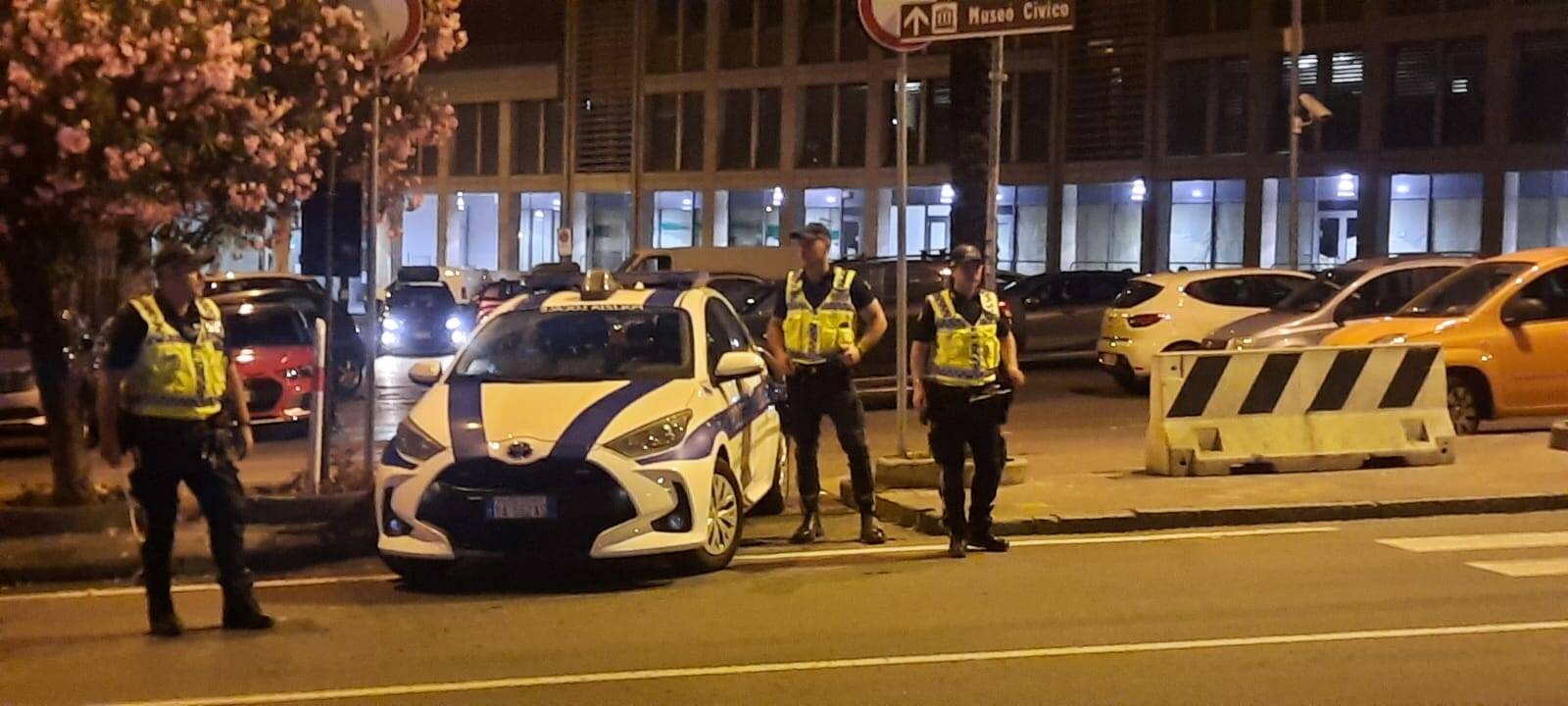 Controlli polizia locale Sanremo