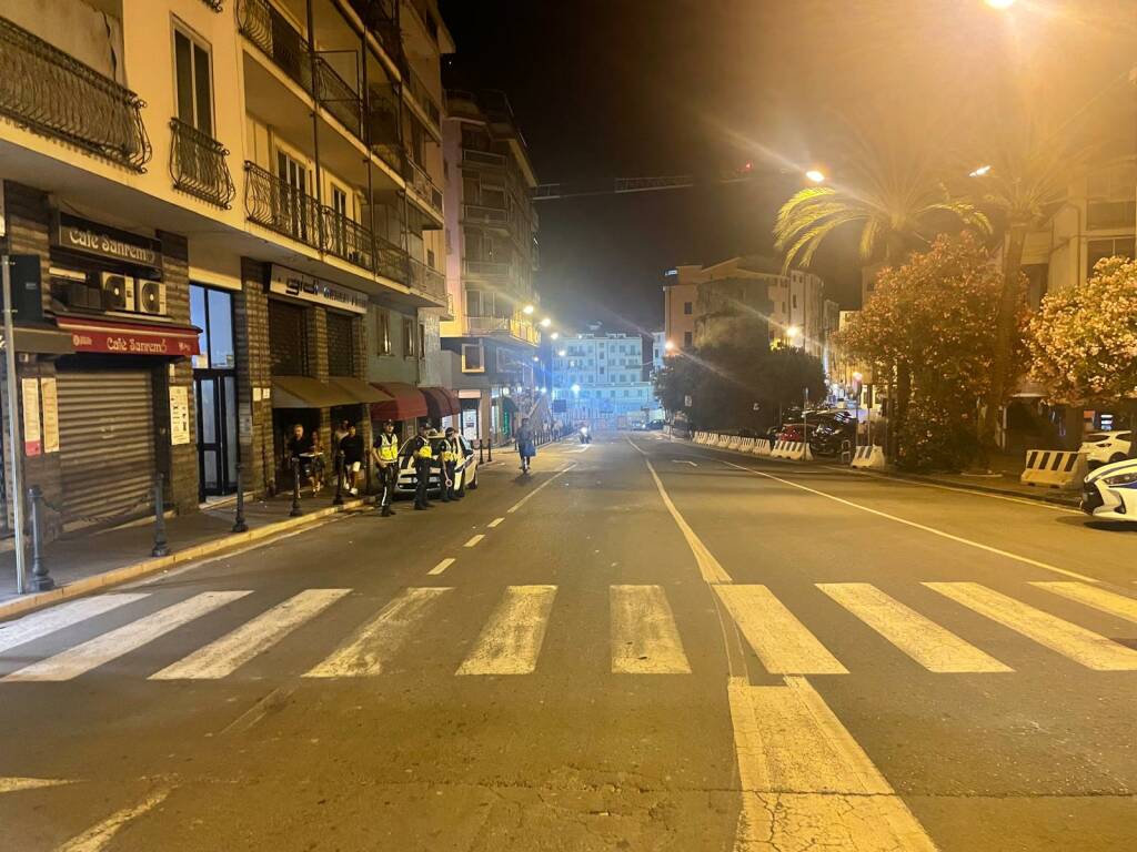 Controlli polizia locale Sanremo