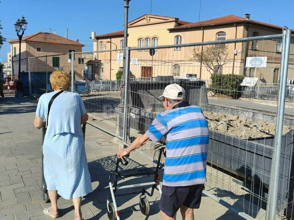 Lavori spiagge Sanremo Arenella