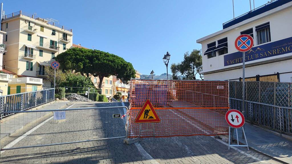 Lavori spiagge Sanremo Arenella