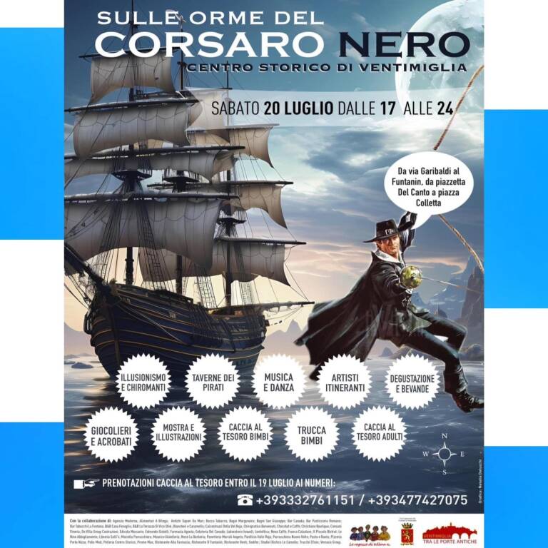 sulle orme del corsaro nero