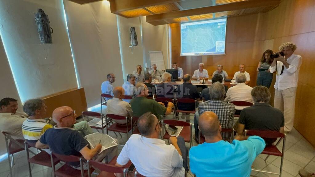 progetto parco eolico, vertice in provincia