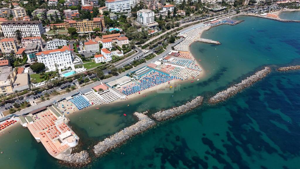 spiagge sanremo drone