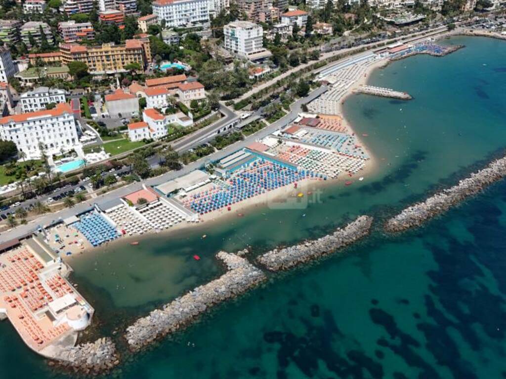 spiagge sanremo drone